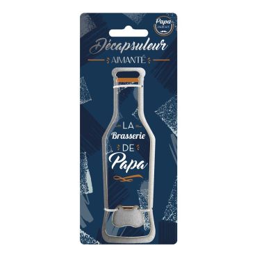 Décapsuleur aimanté La Brasserie de Papa | jourdefete.com