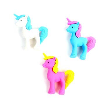 gomme licorne de 5 cm couleur aléatoire | jourdefete.com