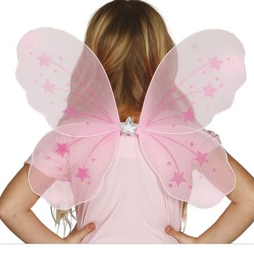 Ailes de papillon rose pour enfant déguisement | jourdefete.com