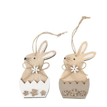 De jolies lapins à suspendre dans votre salle de Pâques | jourdefete.com