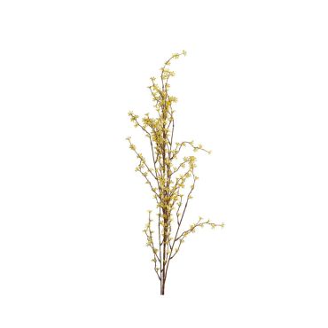 Branche sur tige jasmin jaune H142 cm, décoration printanière pour Pâques | jourdefete.com