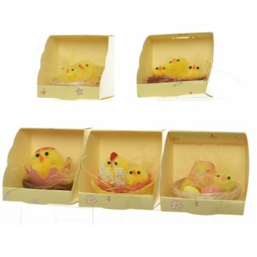 Poule ou poussins dans un nid modèle aléatoire | jourdefete.com