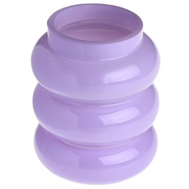 Vase ondulé parme 6 x 8,5 cm, un élément déco tendance et raffiné | jourdefete.com