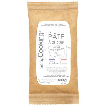 Pâte à sucre de couverture blanche 400g, idéale pour décorer les gâteaux | jourdefete.com Pâte à sucre de couverture blanche 400g, idéale pour décorer les gâteaux | jourdefete.com