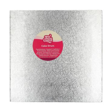 Un support à gâteau argenté de 30,5 cm pour vos douceurs | jourdefete.com