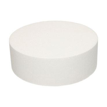 Cake Dummy en polystyrène rond 20 x 7 cm pour cake design et décoration | jourdefete.com
