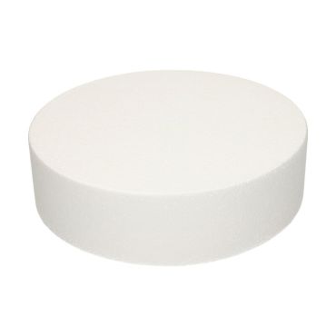 Cake Dummy rond en polystyrène 25 x 7 cm pour décoration et cake design | jourdefete.com