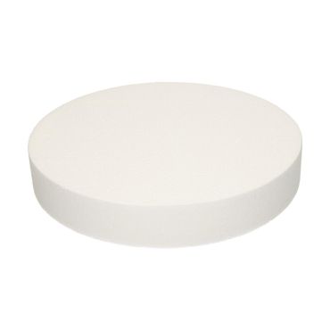 Cake Dummy rond en polystyrène 30 x 5 cm, parfait pour expositions et pâtisserie | jourdefete.com