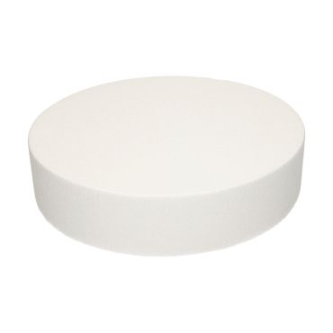 Cake dummy en polystyrène pour cake design rond de 30 x 7 cm, parfait pour décorations | jourdefete.com
