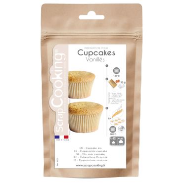 Préparation pour Cupcakes Vanillés ScrapCooking | jourdefete.com