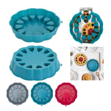 moule en silicone à gâteau préformé motif cœur | jourdefete.com