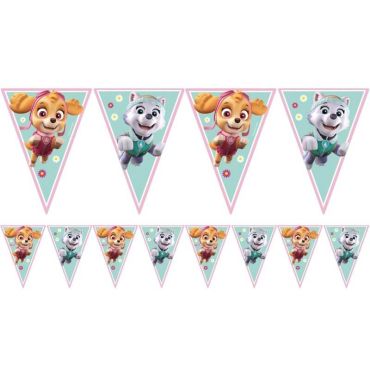 guirlande-anniversaire-paw-patrol-fille | jourdefete.com