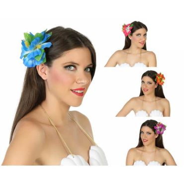 Une splendide coiffe d'Hawaï colorée à mettre dans vos cheveux | jourdefete.com