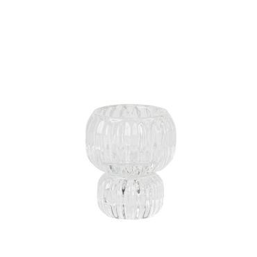 Tombez sous le charme de ce splendide bougeoir double transparent pour votre événement | jourdefete.com