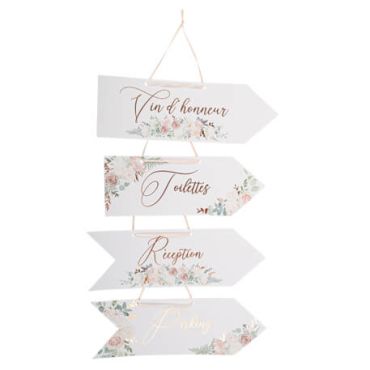 4 Flèches directionnelles collection peony | jourdefete.com 4 Flèches directionnelles collection peony | jourdefete.com