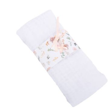 Rond de serviette rose gold et végétal | jourdefete.com