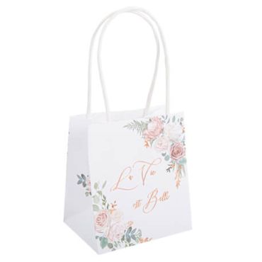Sac cadeau "La vie est belle" collection Peony | jourdefete.com