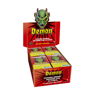 Pétards Démon Machine Gun, lot de 40 coups | jourdefete.com