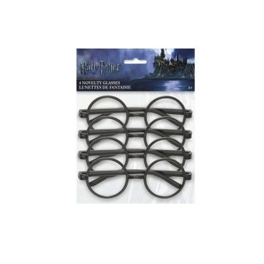 4 Paires de Lunettes Harry Potter