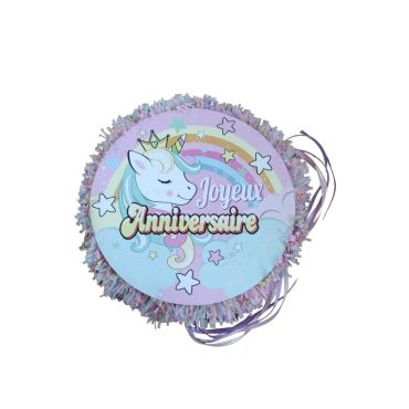 pinata licorne joyeux anniversaire | jourdefete.com