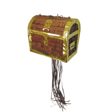 Piñata à tirer - Coffre de Pirate | jourdefete.com