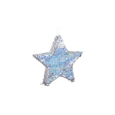 pinata étoile argent