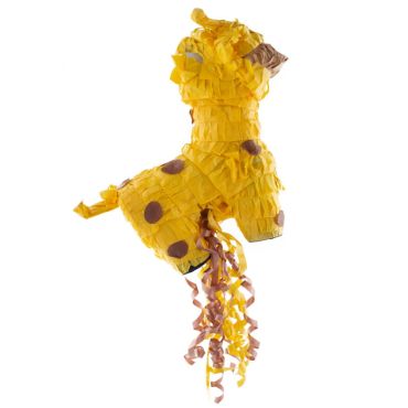 Pinata à tirer en forme de girafe vue de profil