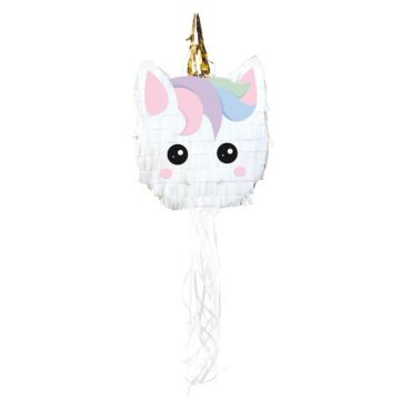 Piñata à tirer - Tête de Licorne | jourdefete.com
