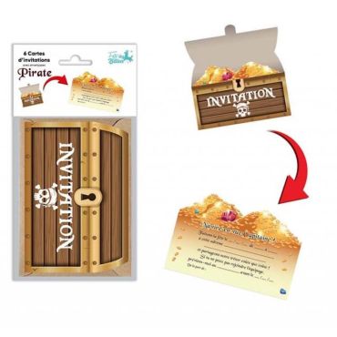 Invitez les amis de votre enfant à son anniversaire sur le thème des pirates | jourdefete.com