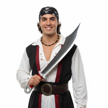 Épée de pirate 48 cm, accessoire de déguisement pirate | jourdefete.com