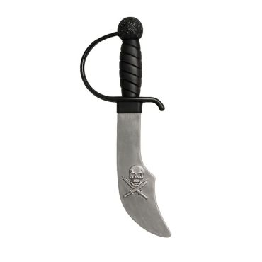 Sabre pirate 37 cm avec crâne et sabres croisés | jourdefete.com