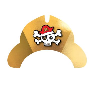 8 chapeaux de fete - collection pirate rouge | jourdefete.com