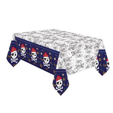 nappe papier collection pirate rouge | jourdefete.com
