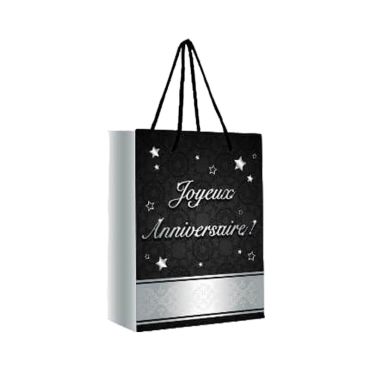 POCHETTE-CADEAU-JOYEUX-ANNIVERSAIRE-ARGENTÉ|jourdefete.com
