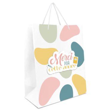 Pochette Cadeau Scolaire - Merci pour cette année - Taille Moyenne | jourdefete.com
