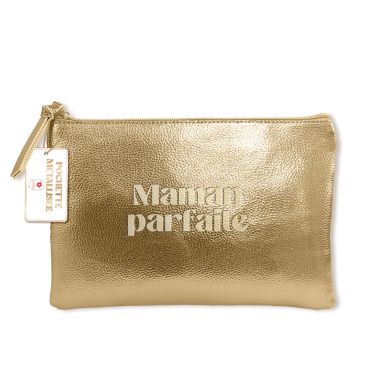Pochette dorée "Maman parfaite" pour la fête des mères | jourdefete.com