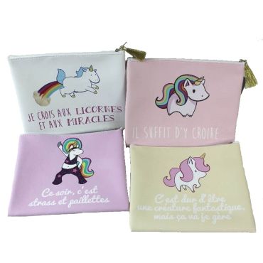 Pochette Licorne - Modèle au Choix