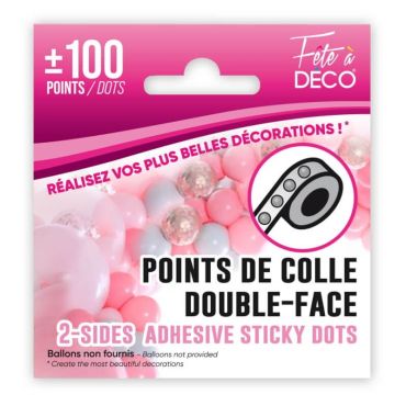 rouleau de 100 points de colle | jourdefete.com