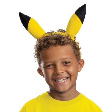 Serre-tête oreilles Pikachu pour déguisement enfant | jourdefete.com