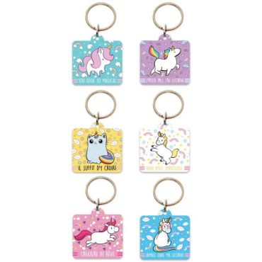 Porte-Clés Licorne - Modèle au Choix | jourdefete.com