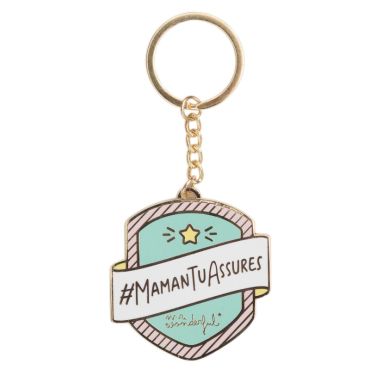 Porte-Clés - Maman Tu Assures - Mr. Wonderful | jourdefete.com