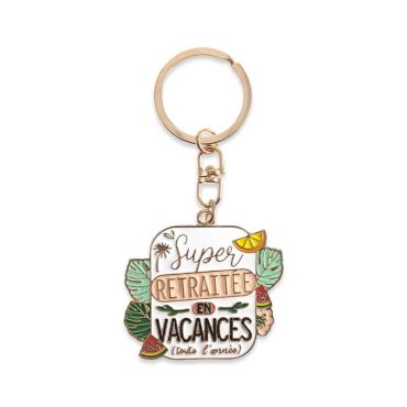 Porte-clés super retraitée | jourdefete.com