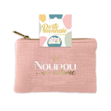 Porte-monnaie - Nounou Adorée | jourdefete.com