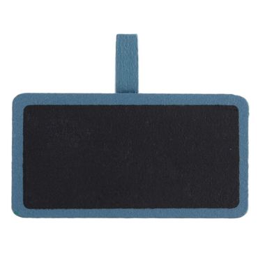 Porte-noms mini ardoises x12 - Bleu Canard | jourdefete.com