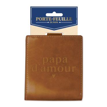 Votre papa va pouvoir ranger ses nombreuses cartes et sa monnaie à l'intérieur de ce portefeuille | jourdefete.com