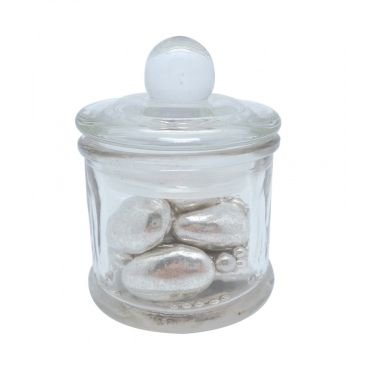 Pot en Verre Droit avec Couvercle