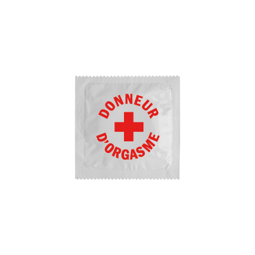 Préservatif Humoristique "Donneur D'Orgasme"