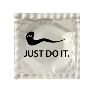 Préservatif Humoristique "Just Do It"