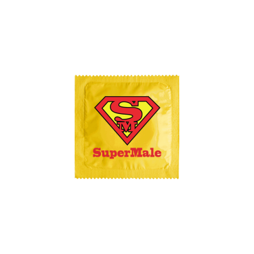 Préservatif Humoristique "Supermale"