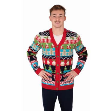 gilet de noel homme multicolore | jourdefete.com